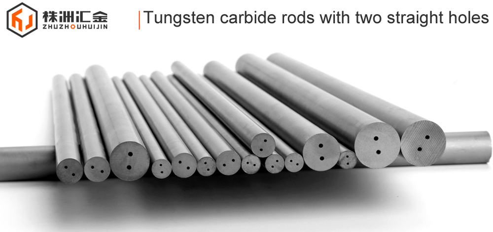 YL10.2 Two helical Coolant Holes Tungsten Carbide Rod