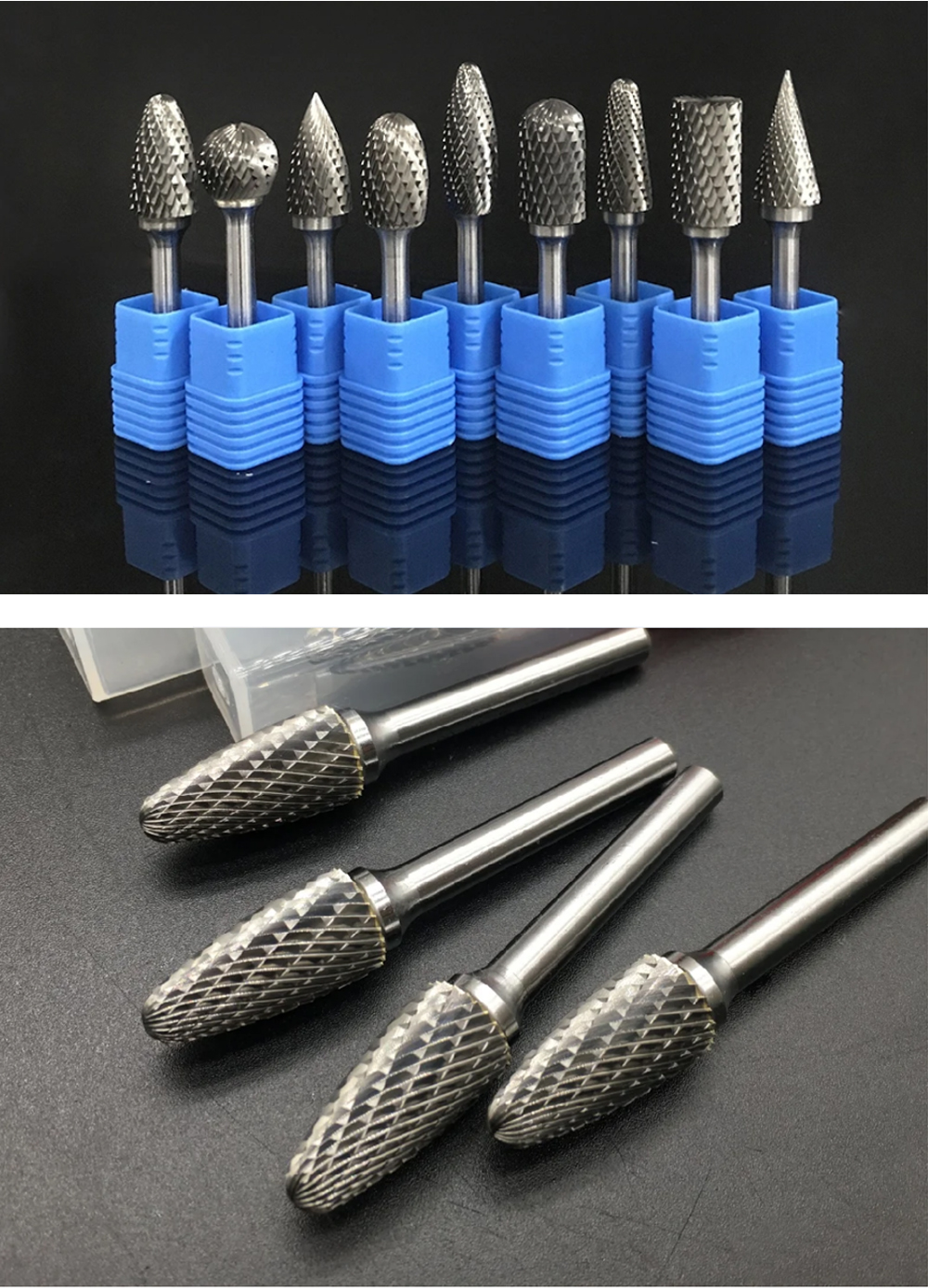 Single & Double Cut Carbide Rotary Burrs 